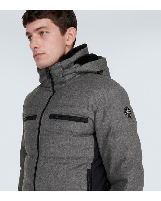 Fusalp Skijacke Berlioz Aus Einem Wollgemisch in Black für Herren