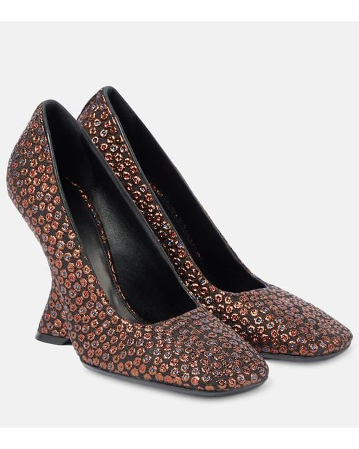 Salones Con Cunas En Jacquard Dries Van Noten de color Brown