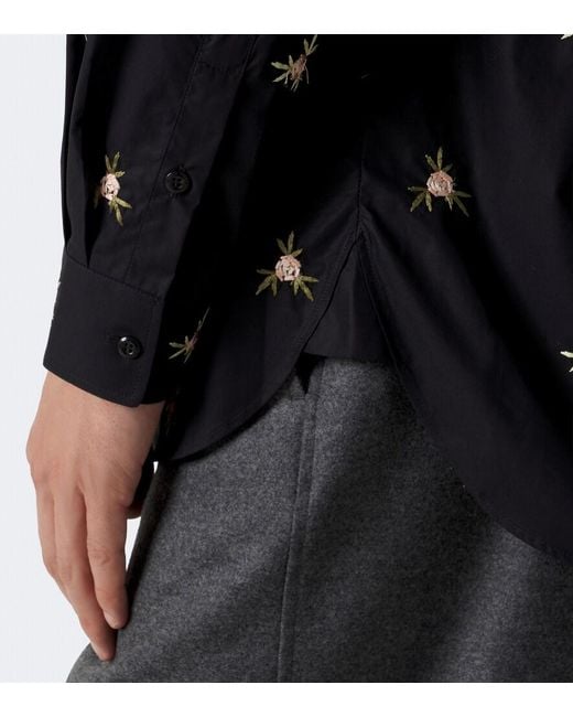 Camicia di Simone Rocha in Black da Uomo