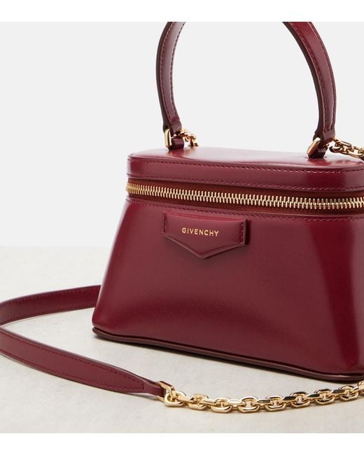 Givenchy Red Antigona Leather Vanity Bag