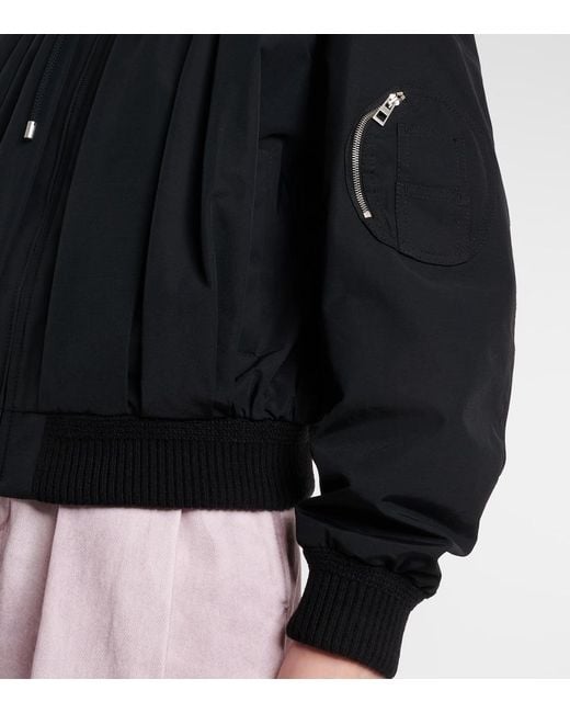 Loewe Black Technical Cotton-Blend Jacket
