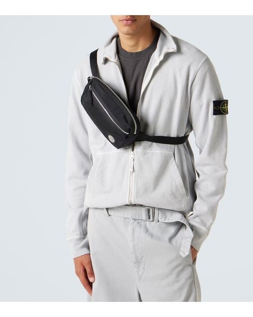 Stone Island Black 9200016 Belt Bag for men