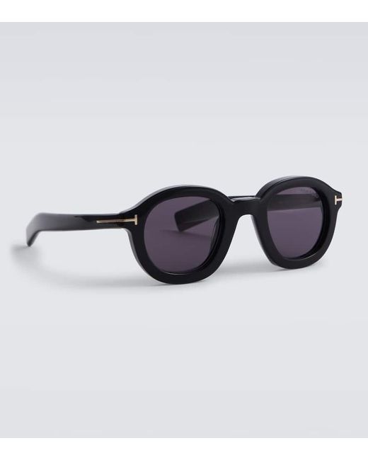 Tom Ford Blue Raffa Round Sunglasses for men
