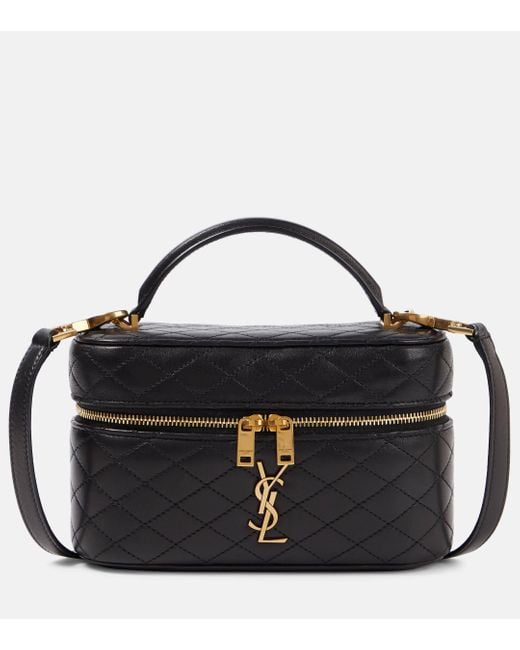 Saint Laurent Black Gaby Quilted Leather Bag