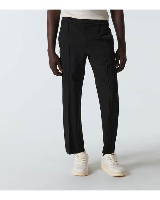 Pantaloni regular cropped di Gucci in Black da Uomo