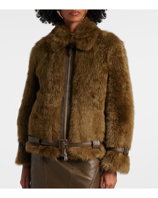 Tom Ford Brown Shearling Jacket