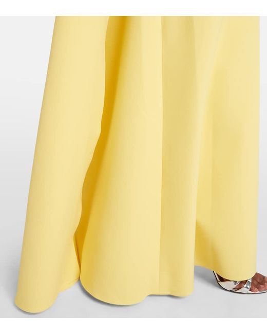 Safiyaa Yellow Robe Mit Kristallen