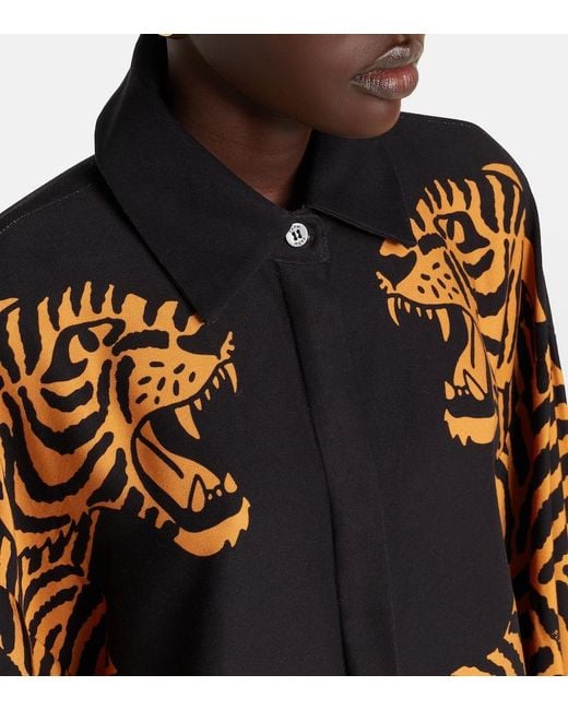 Farm Rio Black Tiger Shirt