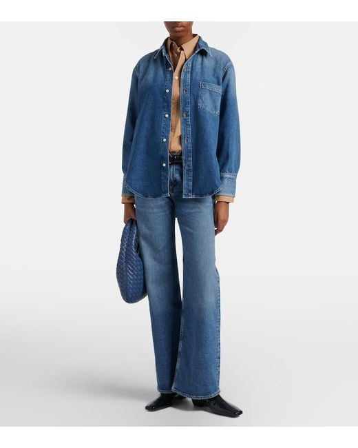 Citizens of Humanity Blue Nora Wide-Leg Jeans