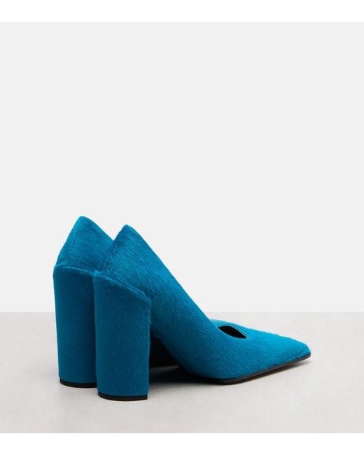 Alaïa Blue 90 Pumps Aus Kalbshaar