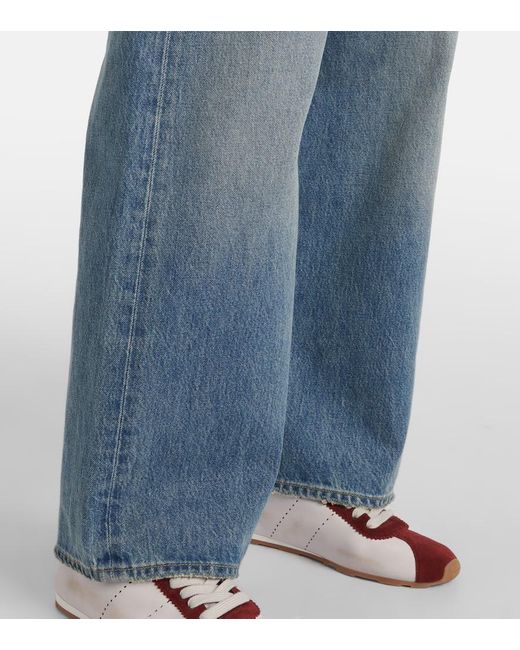 Citizens of Humanity Blue Wide-Leg Jeans Gaucho