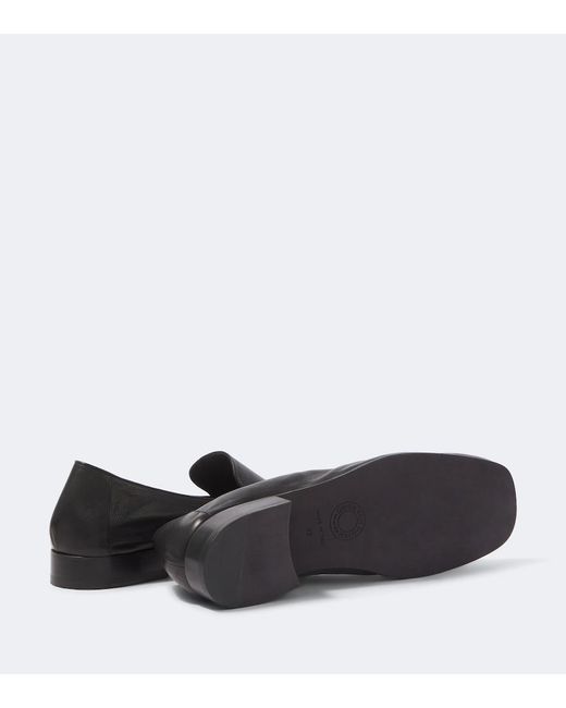 Dries Van Noten Gray Leather Loafers for men
