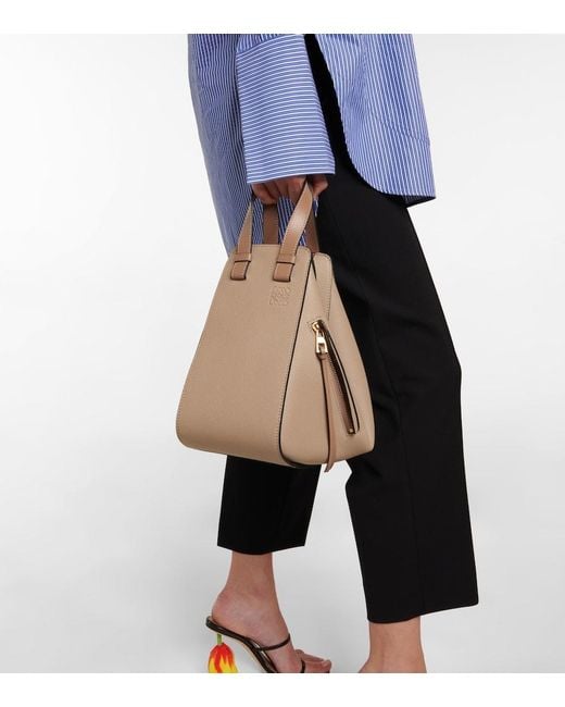 Loewe Brown Hammock Small Leather Shoulder Bag