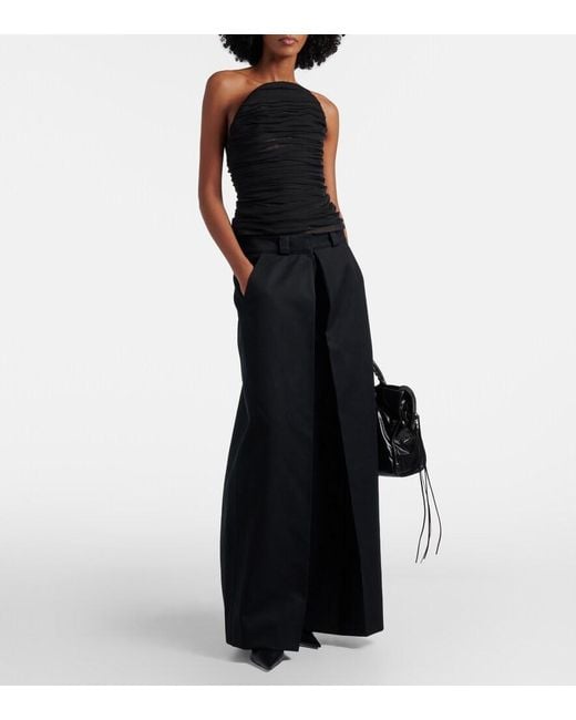 Balenciaga Black Silk Corset