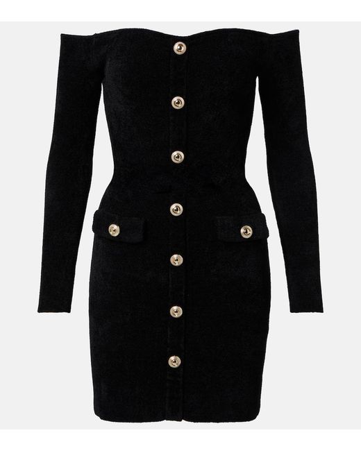 Robe Self-Portrait en coloris Black