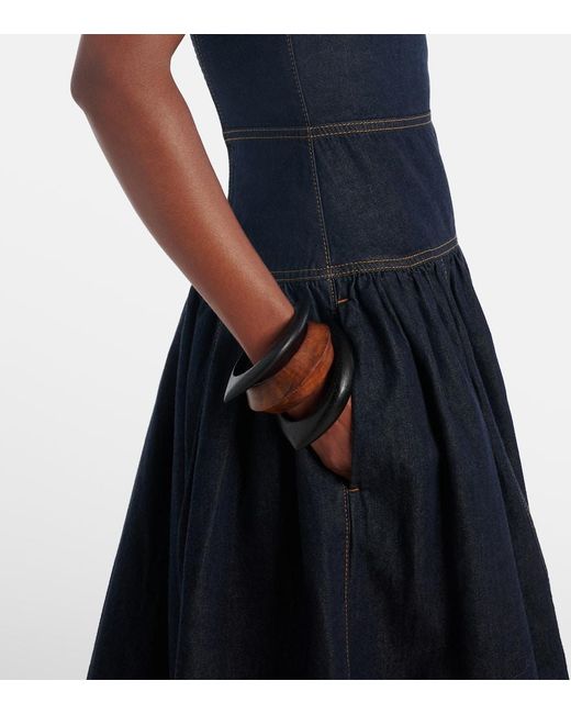 Zimmermann Blue Denim Midi Dress
