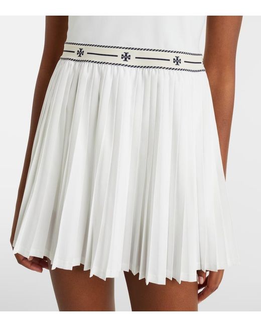 Tory Burch White Pleated Tennis Dress