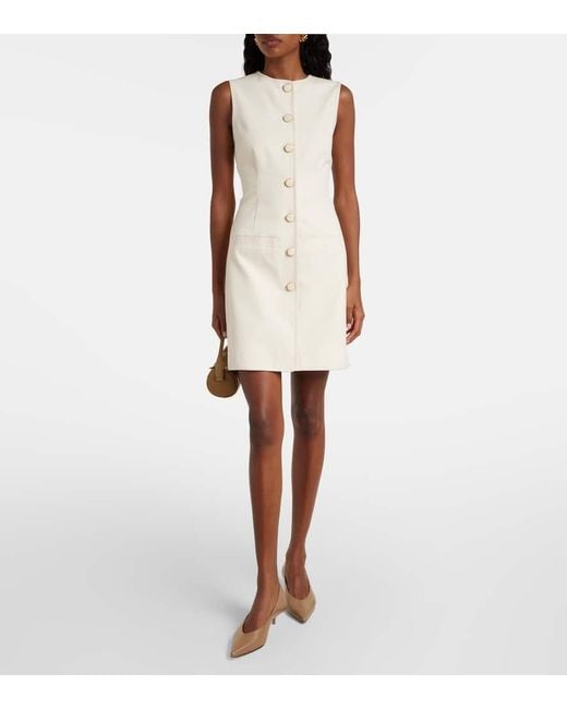 Veronica Beard Natural Whistler Minidress