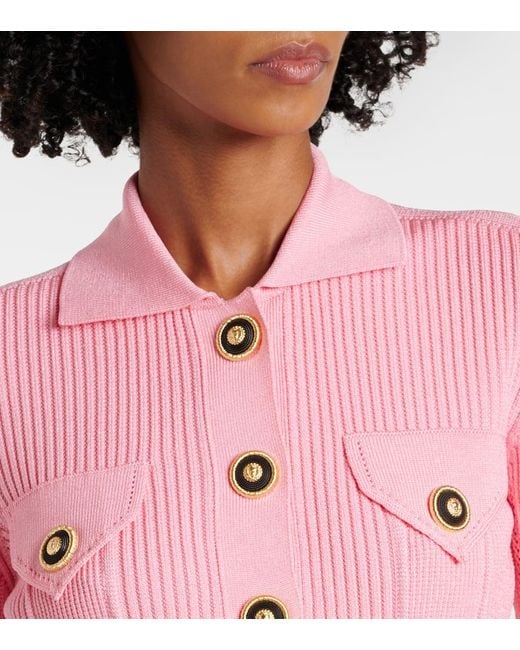 Balmain Pink Cardigans