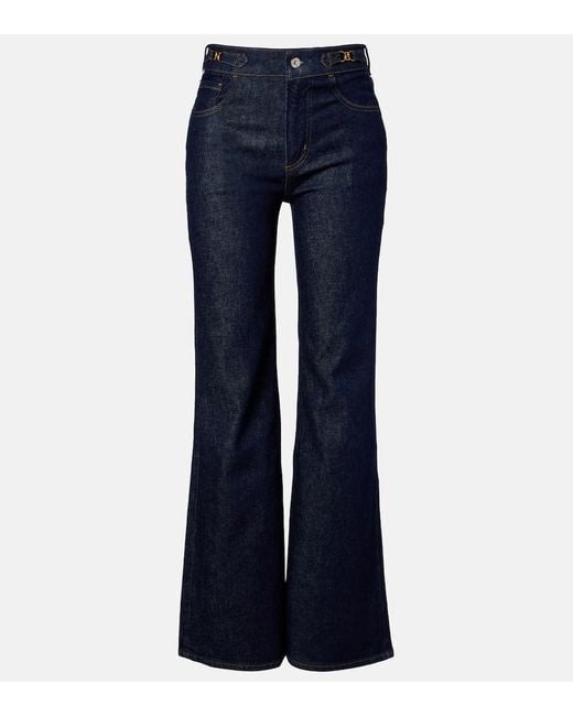 Citizens of Humanity Blue Kimberly High-Rise Flared Jeans