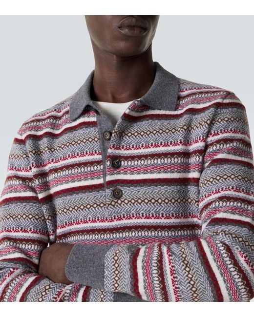 Pullover Polo di Eleventy in Red da Uomo