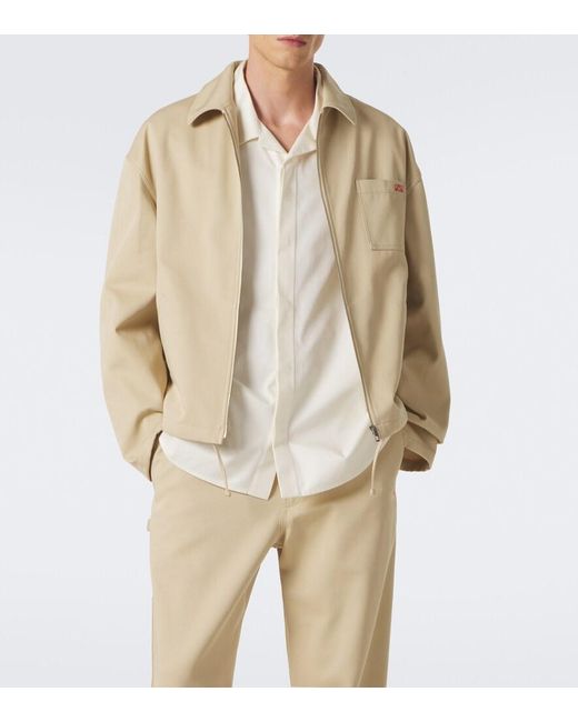 Loewe Natural Cotton Twill Jacket for men