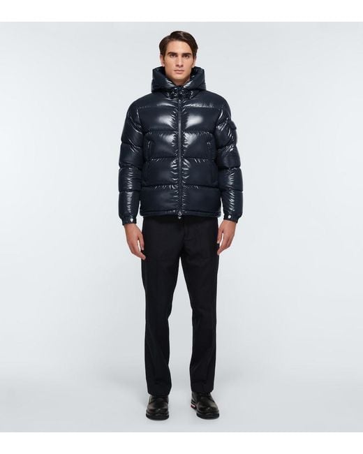 Moncler Blue Ecrins Down-Filled Jacket for men