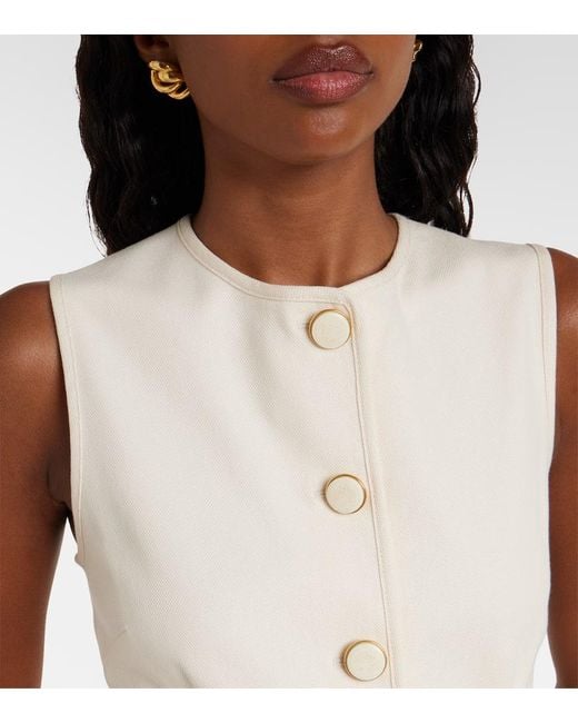 Veronica Beard Natural Whistler Minidress