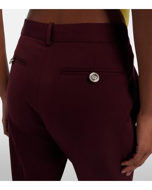 Versace Wool Flared Pants