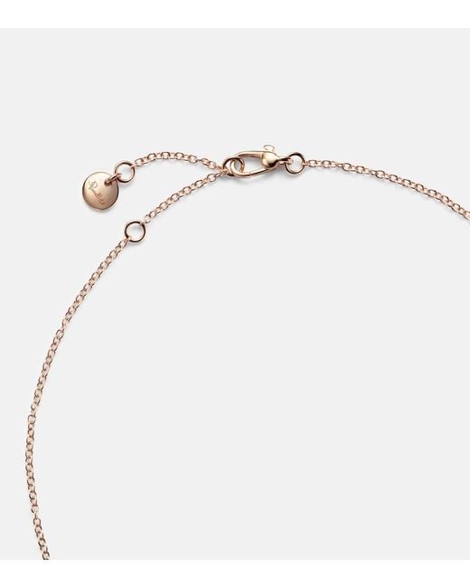 Pomellato Metallic Pom Pom Dot 18Kt Rose Pendant Necklace With And Diamonds