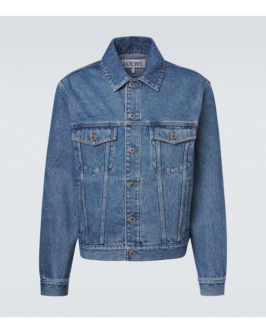 Loewe Blue Anagram Denim Jacket for men