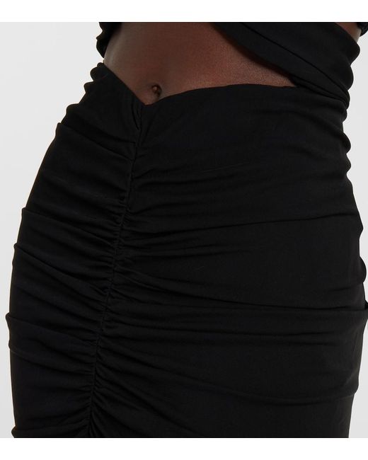 Blumarine Black Robe Aus Jersey