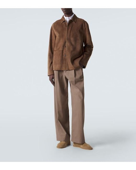 The Row Natural Nicola Suede Desert Boots for men