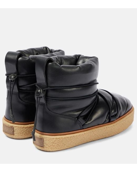 Isabel Marant Black Heta Rain Boots