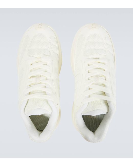 AMI White Ami Sn2023 Low-top Sneakers for men