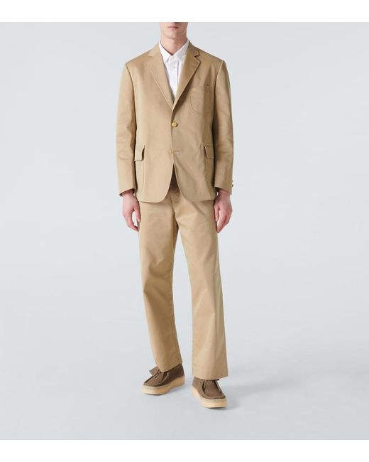 Junya Watanabe Natural X Brooks Brothers Gabardine Blazer for men