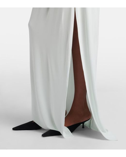 Courreges White Jersey Maxi Dress