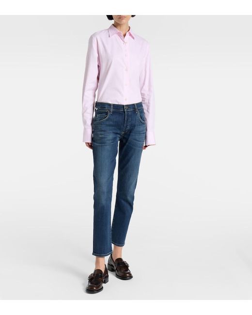Citizens of Humanity Blue Emerson Mid-Rise Slim Jeans