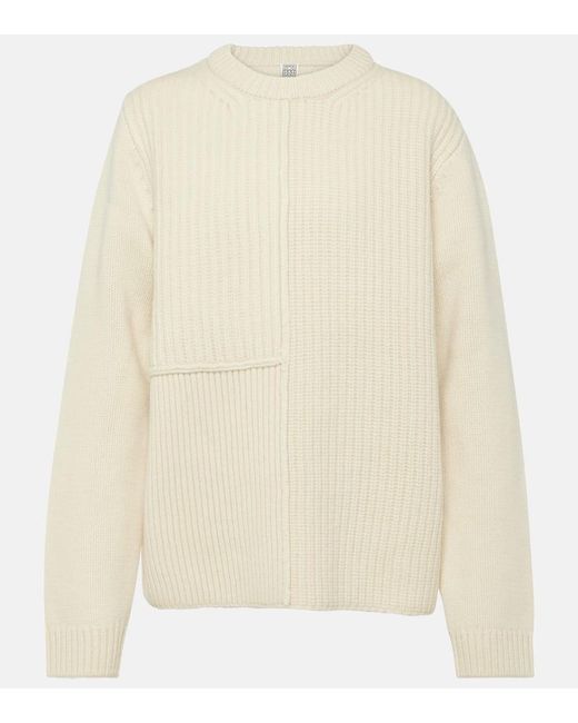 Totême  Natural Pullover aus Wolle