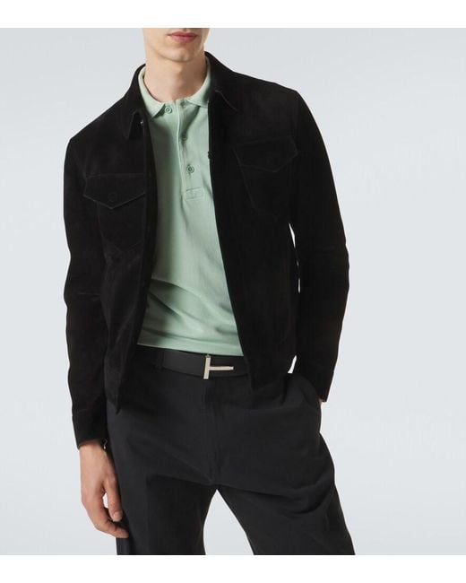 Tom Ford Black Suede Jacket for men
