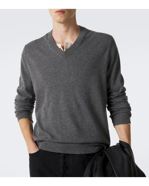 arch4 Gray Mr Harrison Cashmere Sweater for men