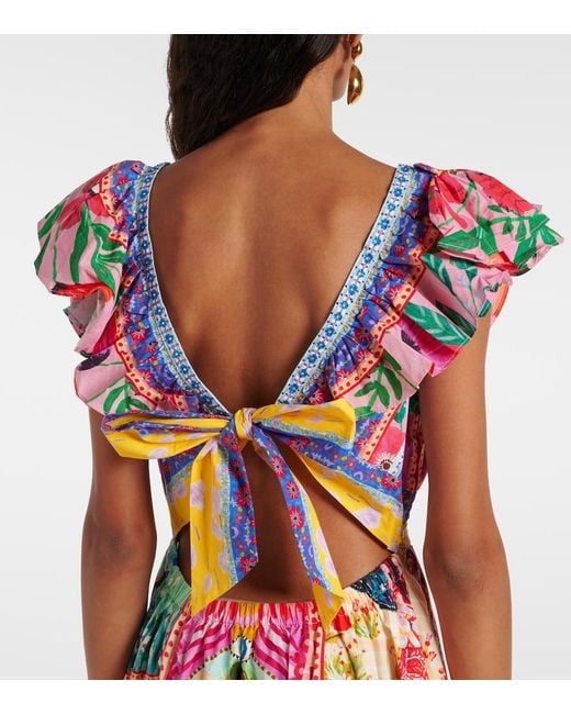 Camilla White Tiered Dress With Neck Frill Roeqiyas Realm