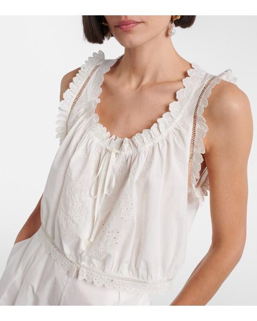 Doen White Top Traveler Aus Baumwolle