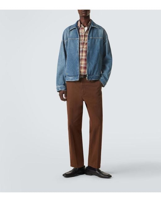 Prada Blue Denim Jacket for men