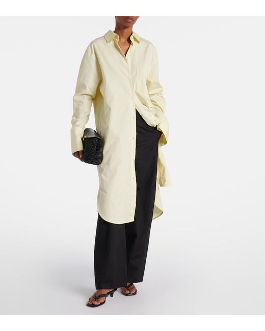 Totême Natural Cotton Poplin Shirt Dress