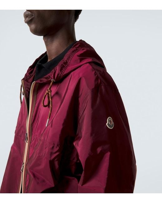 Moncler Purple Nidge Technical Jacket for men