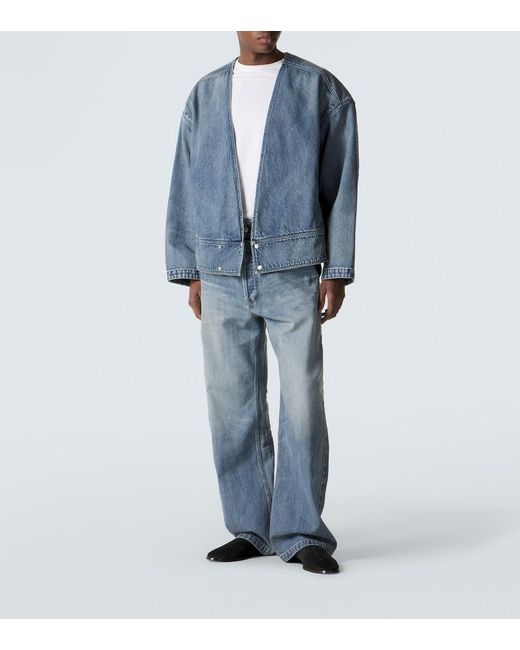 Fear Of God Blue Utility Straight Jeans for men