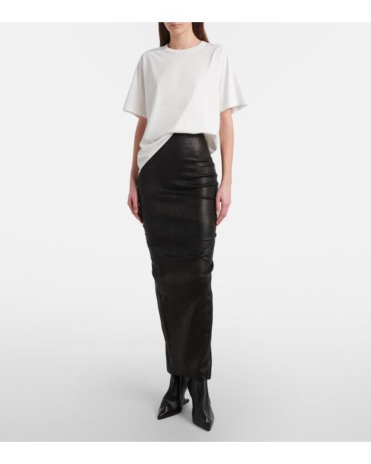 Rick Owens White Brad Cotton Jersey T-Shirt