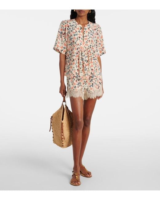 Top Calla di Ulla Johnson in Multicolor