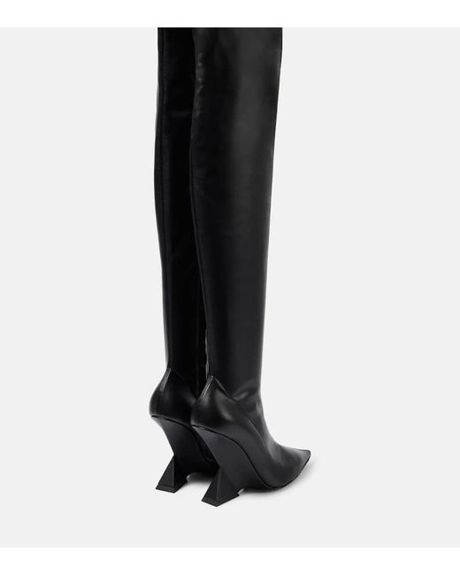 Botas Mosqueteras Cheopissima 105 The Attico de color Black